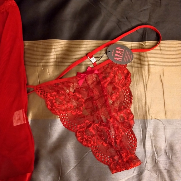 Plus Size Babydoll Chemise Lingerie - Picture 5 of 6